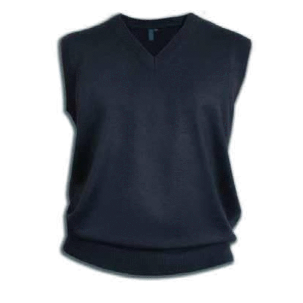 SWEATER CUELLO V SIN MANGAS MUJER
