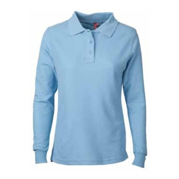 POLERA PIQUE 80/20 M/LARGA MUJER