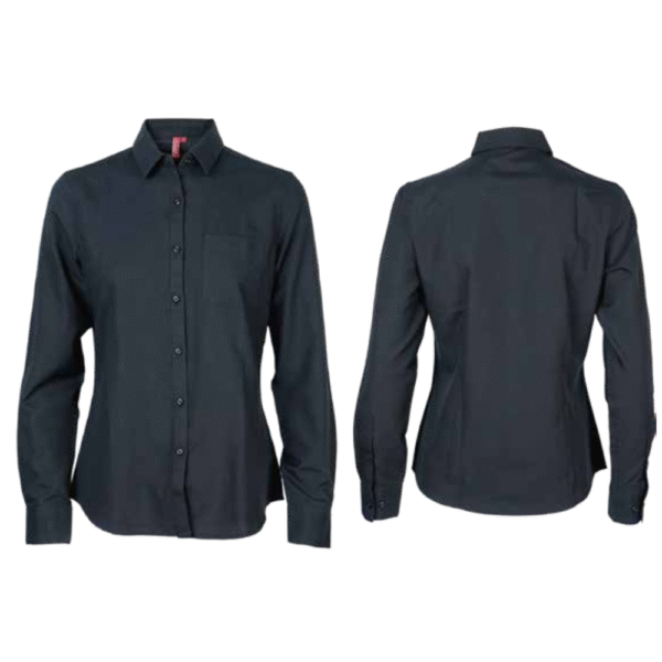 BLUSA OXFORD M/LARGA C/BOLSILLO FIJO